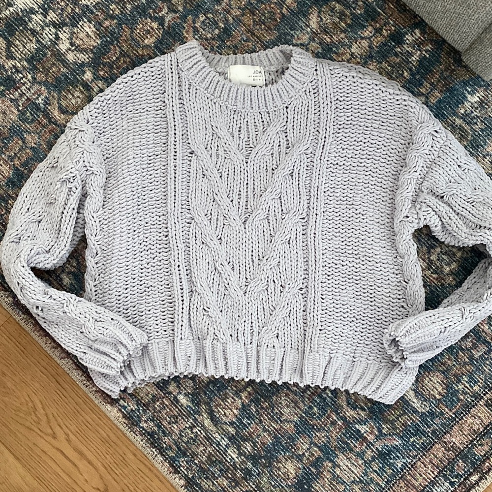 JOA Chenille Knit Sweater